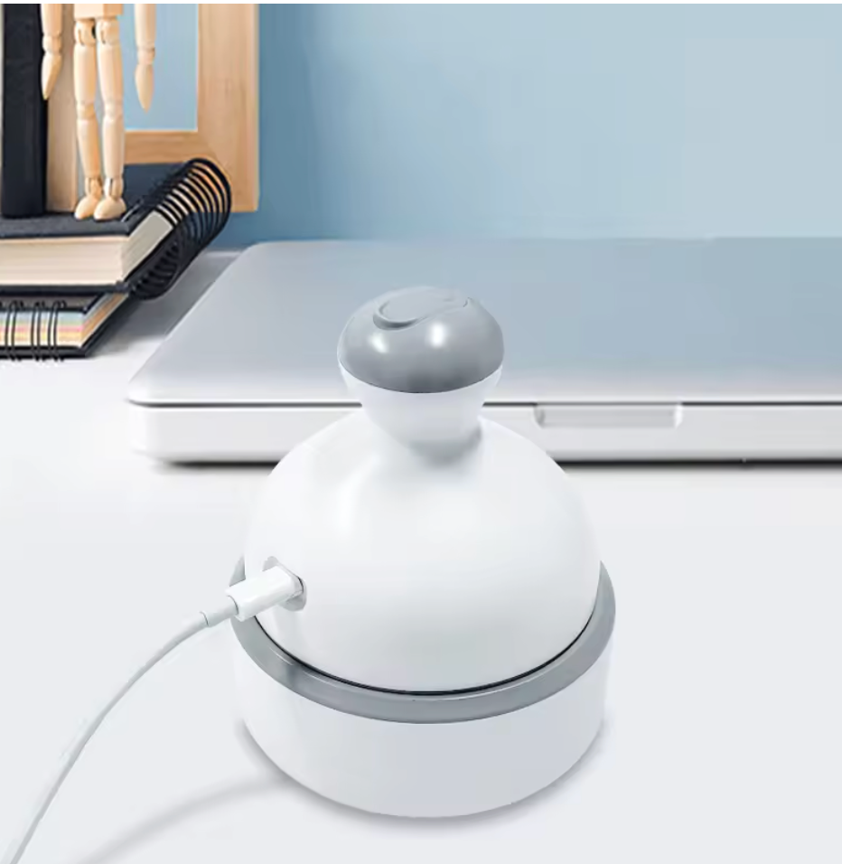 Cordless Electric Scalp Massager — 96 Silicone Nodes, 2 Speeds